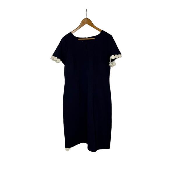 Talbots navy dress size 10 EUC - Picture 1 of 9